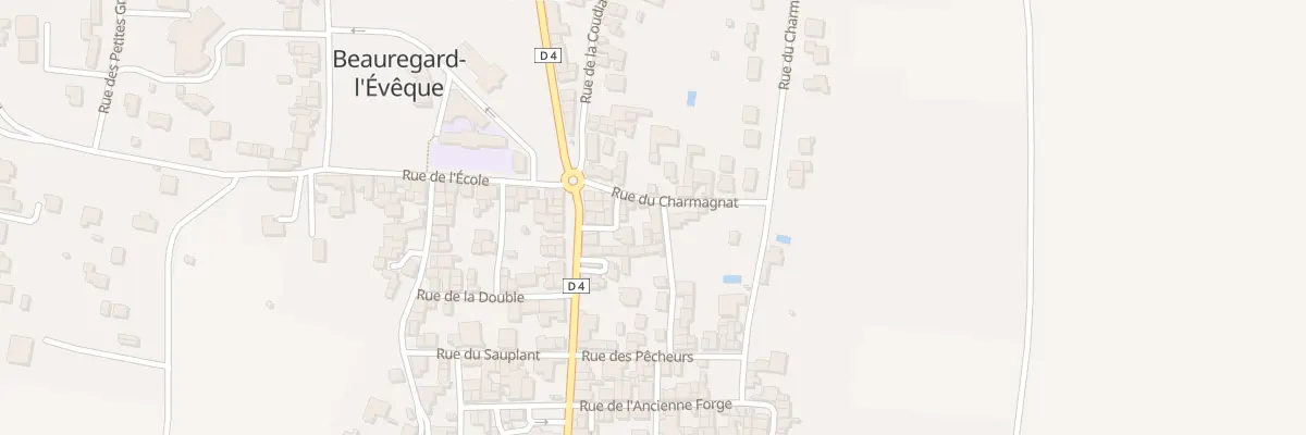 Plan du 14 Rue du Charmagnat à Beauregard-l’Évêque