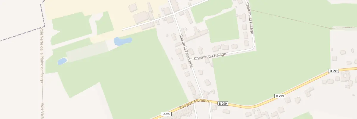Plan du 91 Rue de la Faiencerie à Wandignies-Hamage