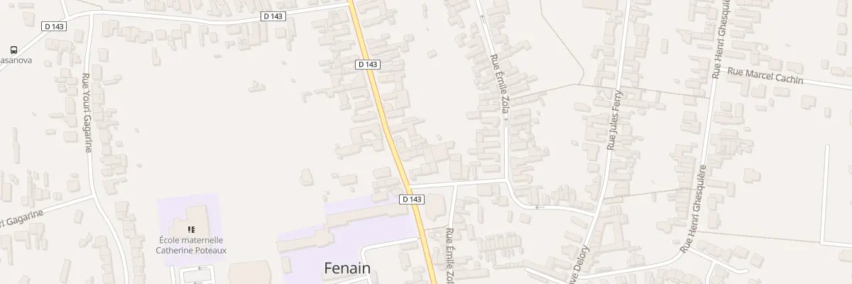 Plan du 8A Rue Jules Guesde à Fenain