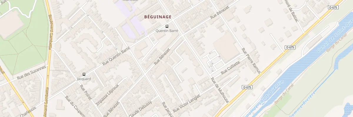 Plan du 136B Rue de Mulhouse à Saint-Quentin