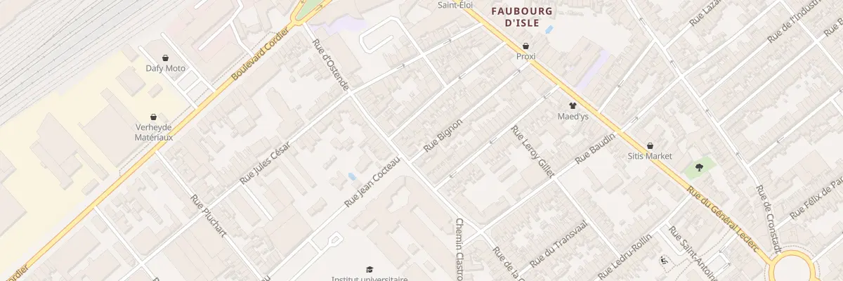 Plan du 38 Rue Bignon à Saint-Quentin
