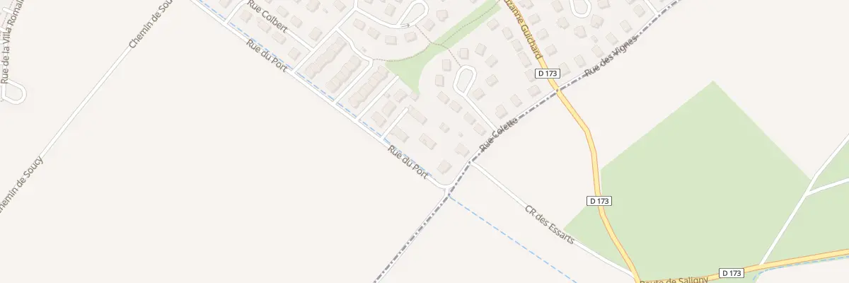 Plan du 33 Rue du Port à Saint-Clément