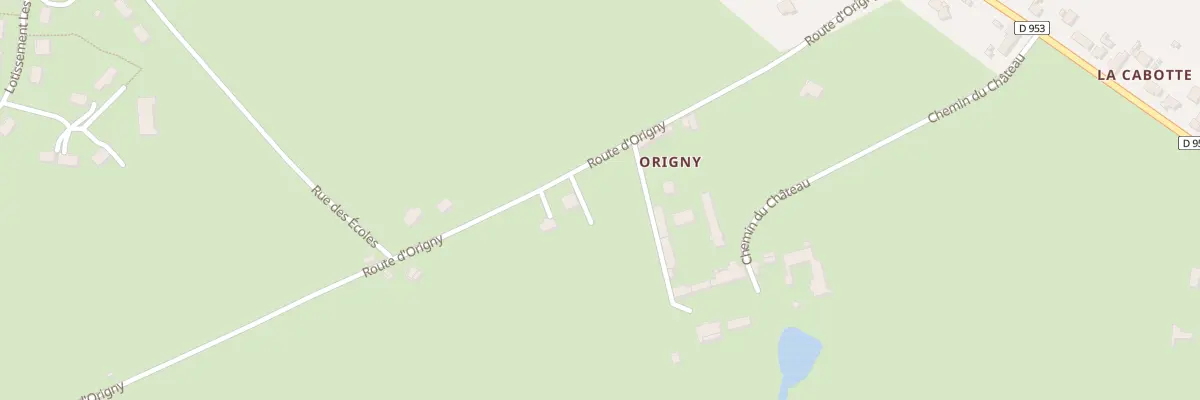 Plan du 13 Rte d’Origny à Neuvy