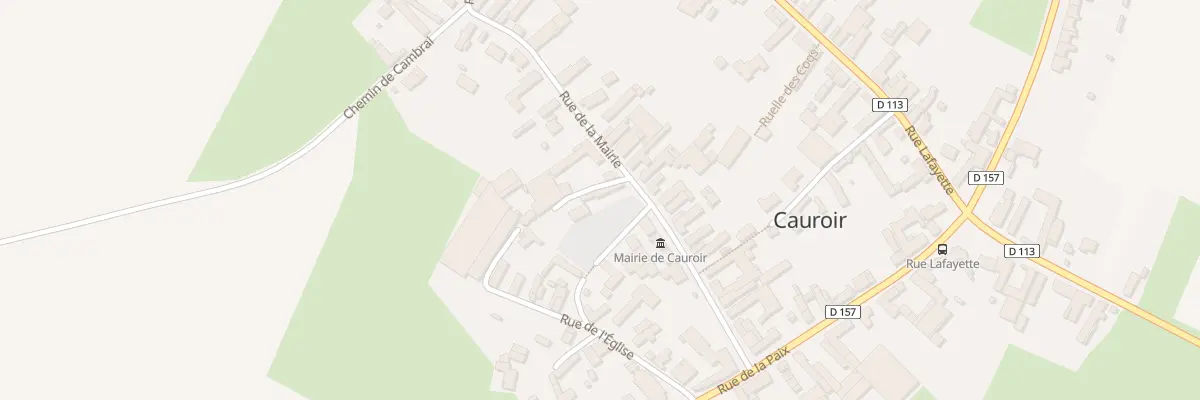 Plan du 9 Rue de la Mairie à Cauroir