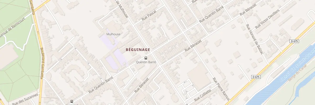 Plan du 56 Rue Quentin Barré à Saint-Quentin