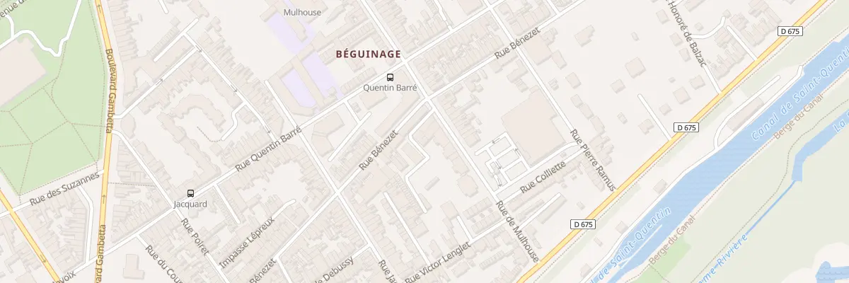 Plan du 136U Rue de Mulhouse à Saint-Quentin