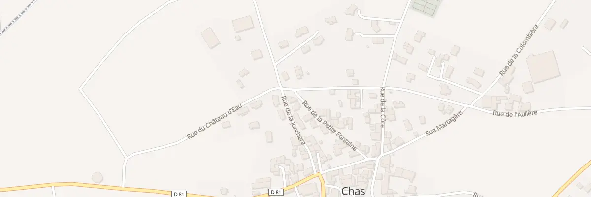Plan du 17 Rue de la Petite Fontaine à Chas