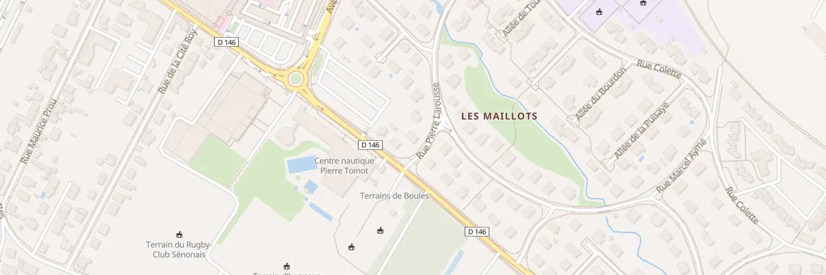 Plan du 3 Rue Pierre Larousse à Sens