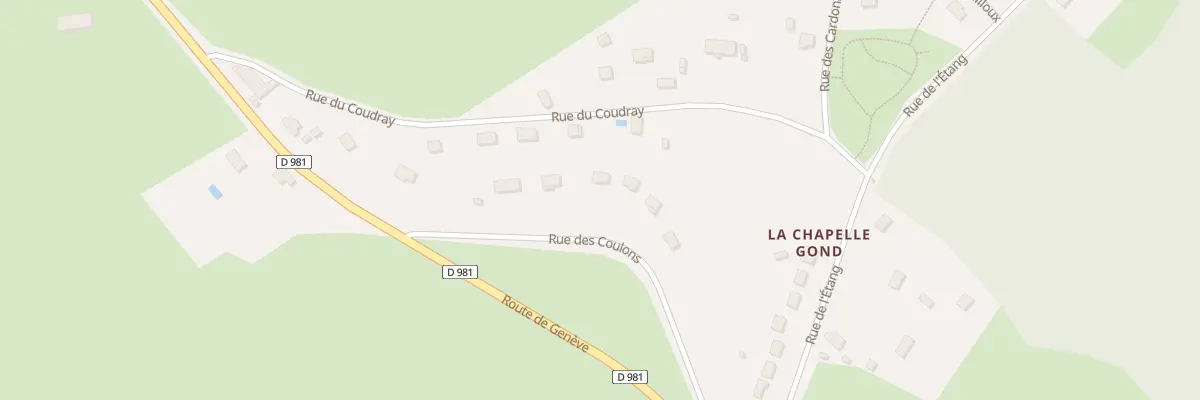 Plan du 22 Rue des Coulons à Saint-Ouen-sur-Loire