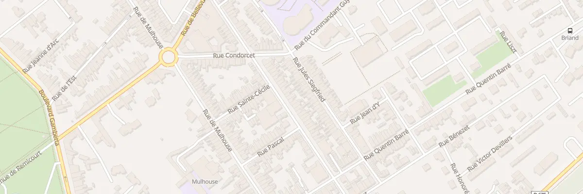 Plan du 95 Rue Pierre Ramus à Saint-Quentin