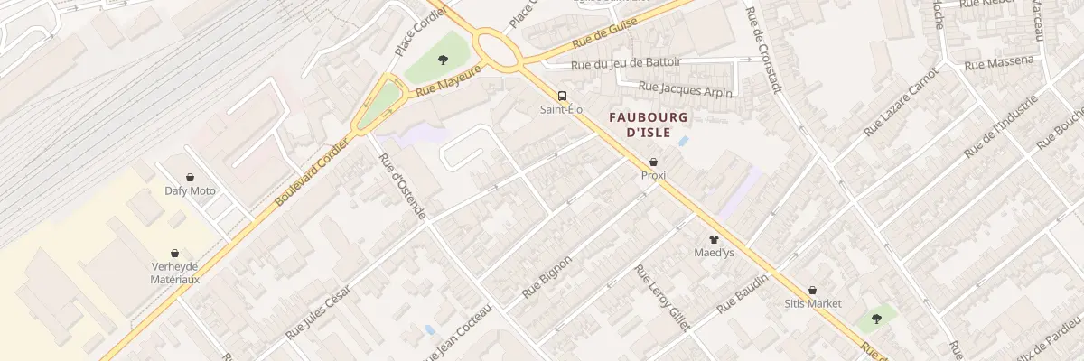 Plan du 17B Rue Jules César à Saint-Quentin