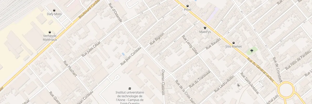 Plan du 46 Rue Maillefer à Saint-Quentin