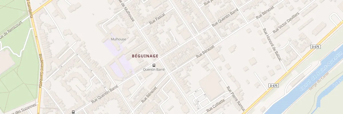 Plan du 60 Rue Quentin Barré à Saint-Quentin