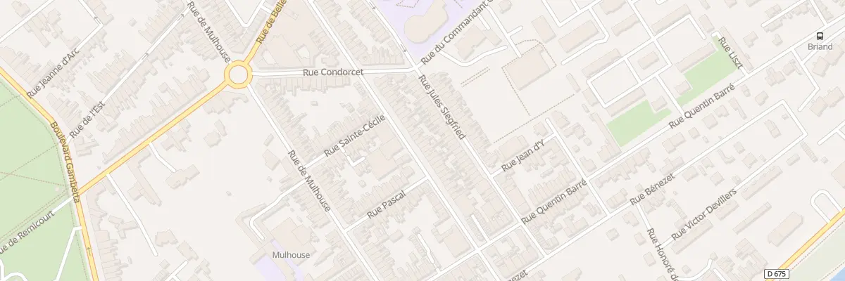 Plan du 99 Rue Pierre Ramus à Saint-Quentin
