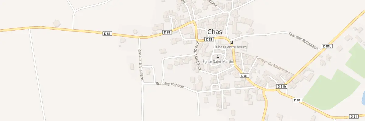 Plan du 5 Rue de la Source à Chas