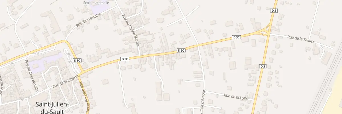 Plan du 22 Fg de la Croix à Saint-Julien-du-Sault
