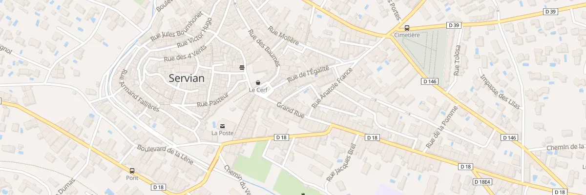 Plan du 8 Rue de l’Arc à Servian