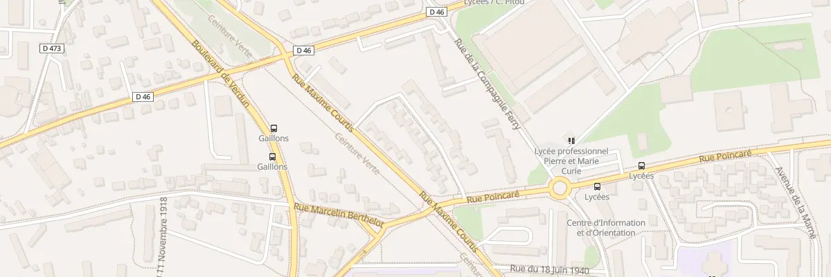 Plan du 9 Rue Benjamin Delessert à Sens