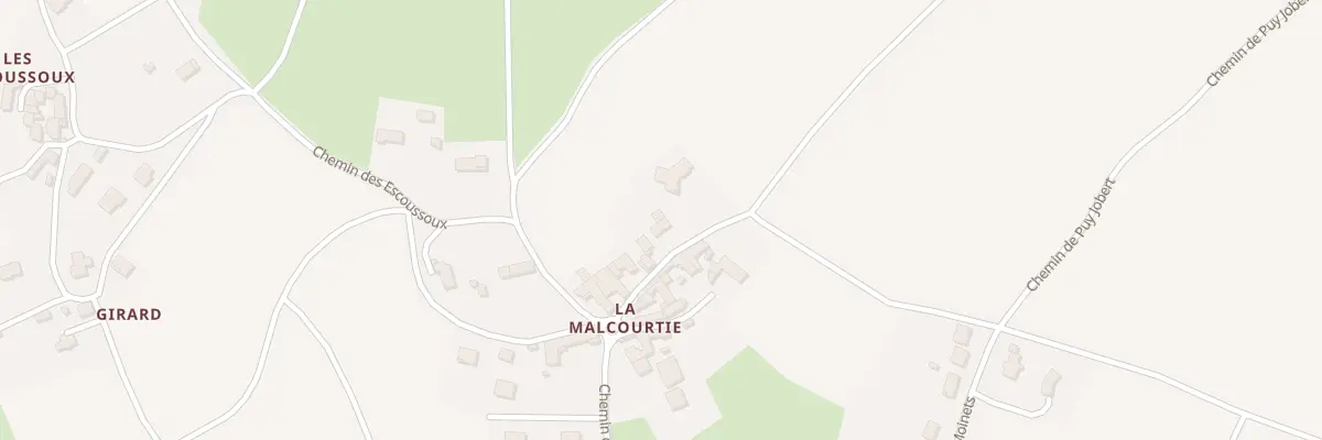 Plan du 5288 La Malcourtie - Aulhat à Aulhat-Flat