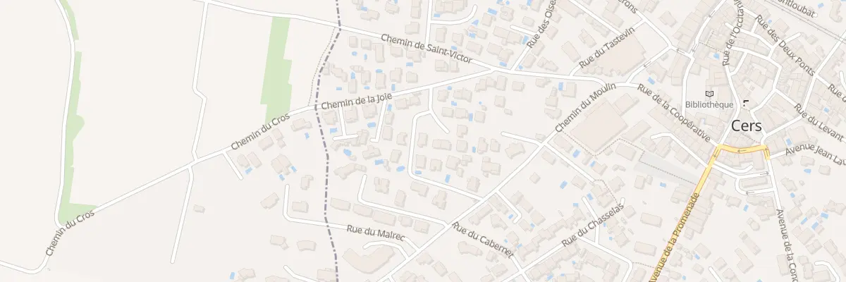 Plan du 10 Res La Noria à Cers