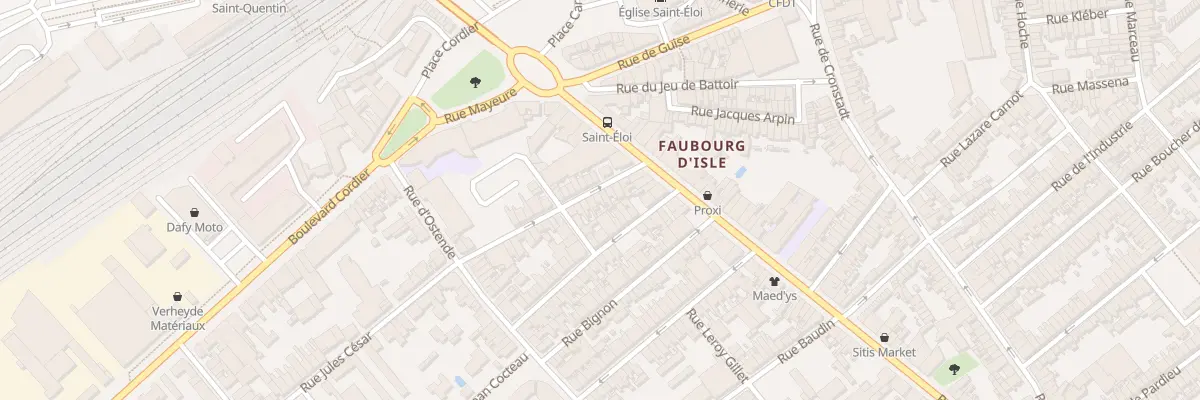 Plan du 13 Rue Jules César à Saint-Quentin
