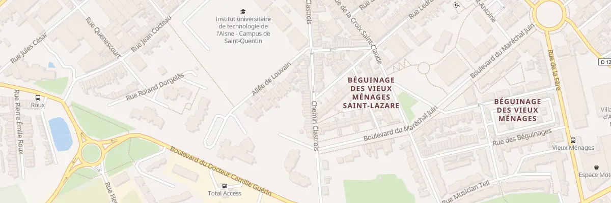 Plan du 26 Che Clastrois à Saint-Quentin
