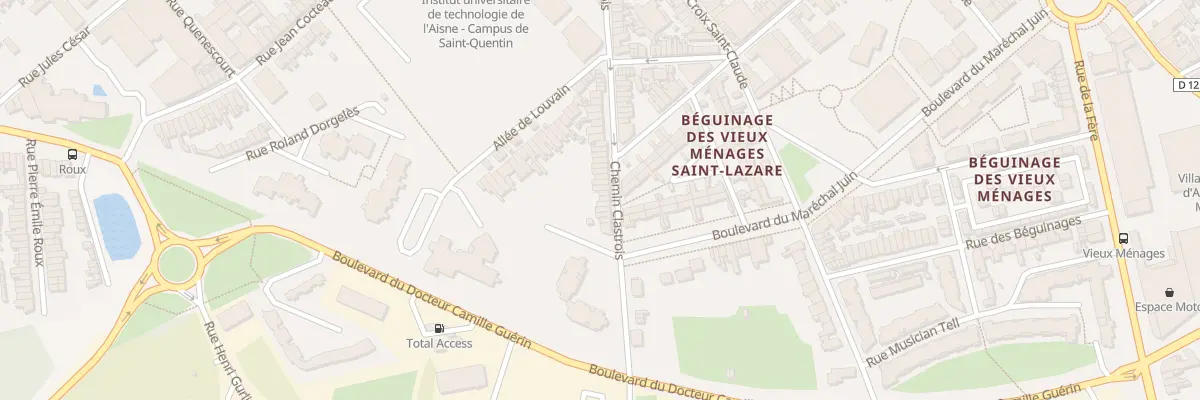 Plan du 40 Che Clastrois à Saint-Quentin