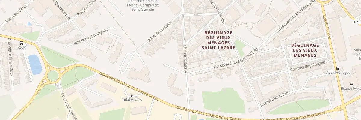Plan du 44 Che Clastrois à Saint-Quentin