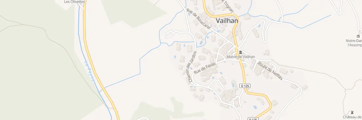 Plan du 5 Rue des Jardins à Vailhan