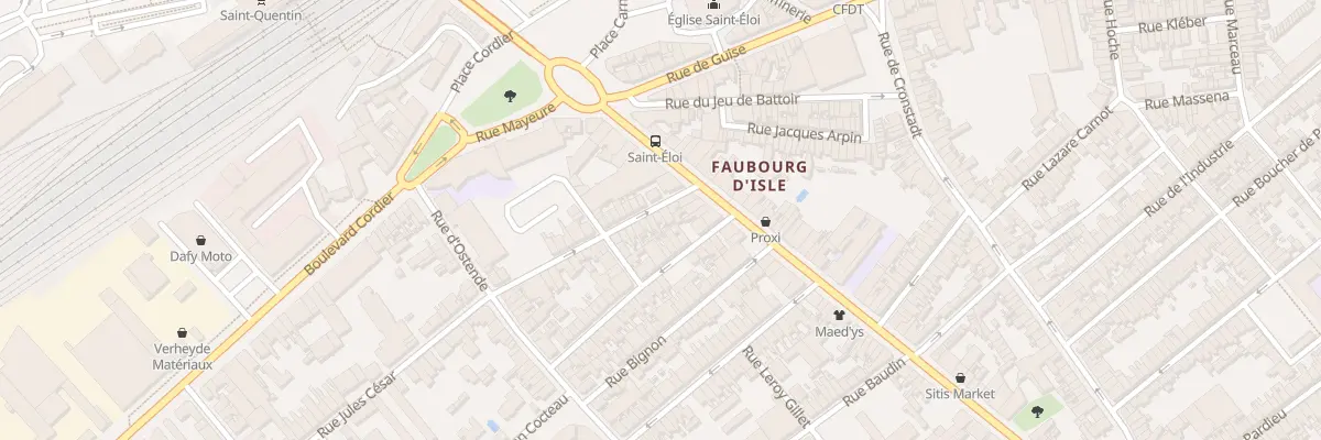 Plan du 9 Rue Jules César à Saint-Quentin