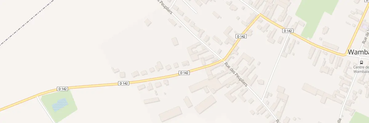 Plan du 6 Rue de Séranvillers à Wambaix