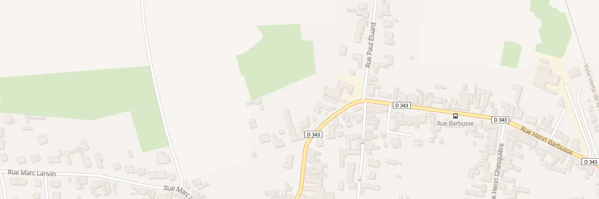 Plan du 25 Rue Henri Barbusse à Fenain