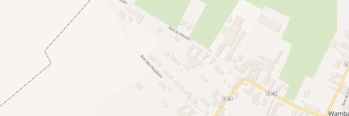 Plan du 38B Rue des Peupliers à Wambaix