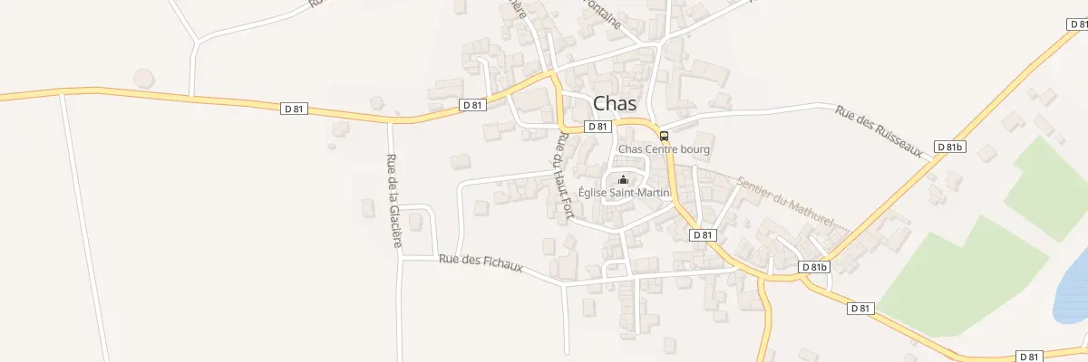 Plan du 1 Rue de la Source à Chas