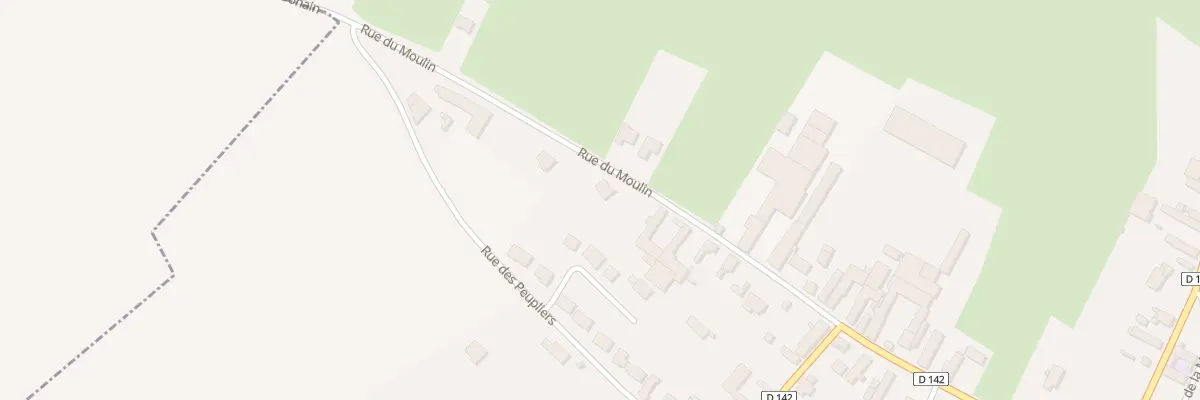 Plan du 5B Rue du Moulin à Wambaix