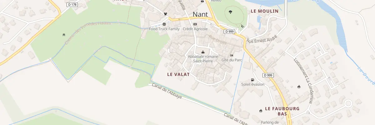 Plan du 7 Rue du Four à Nant