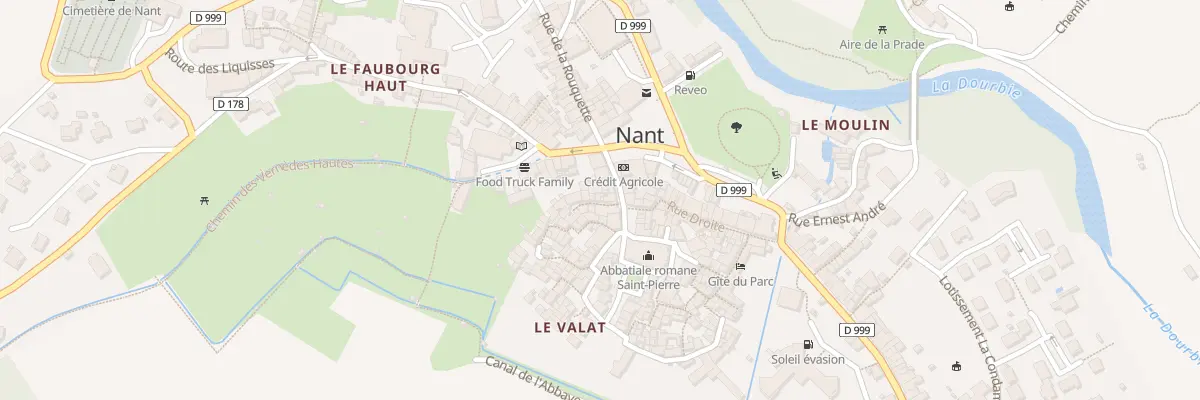 Plan du 6 Rue d’Amade à Nant