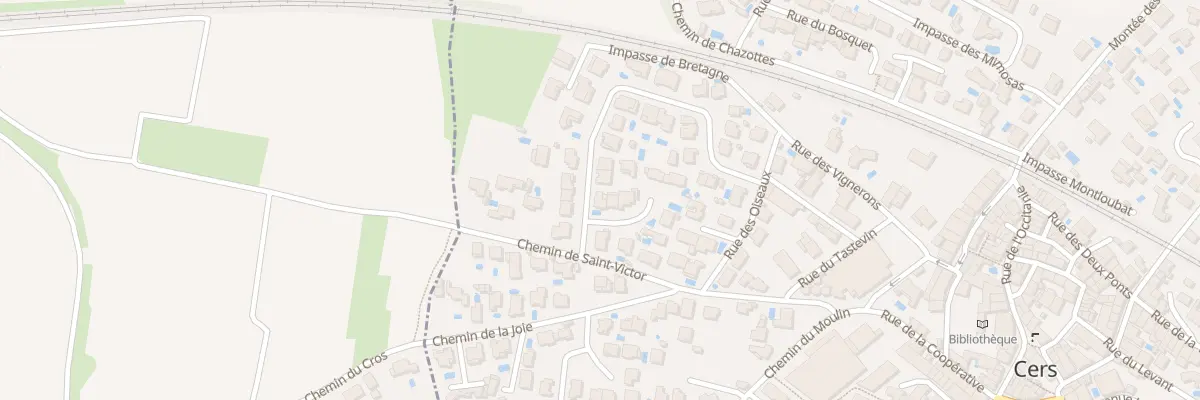 Plan du 11 Imp Plein Sud à Cers