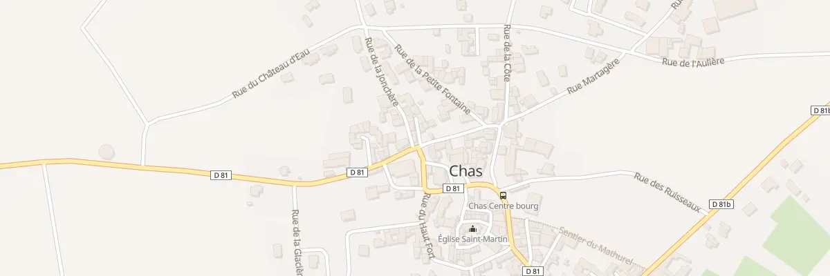 Plan du 1 Imp de la Forge à Chas