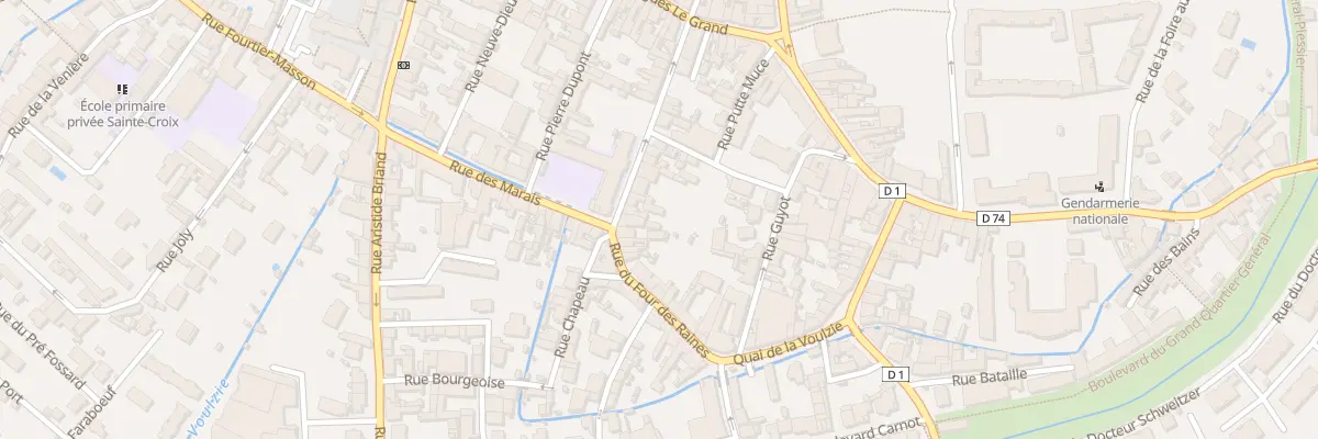 Plan du 29 Rue du Commandant Genneau à Provins