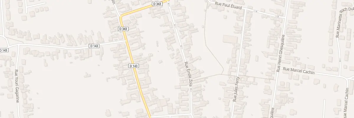 Plan du 33 Rue Emile Zola à Fenain