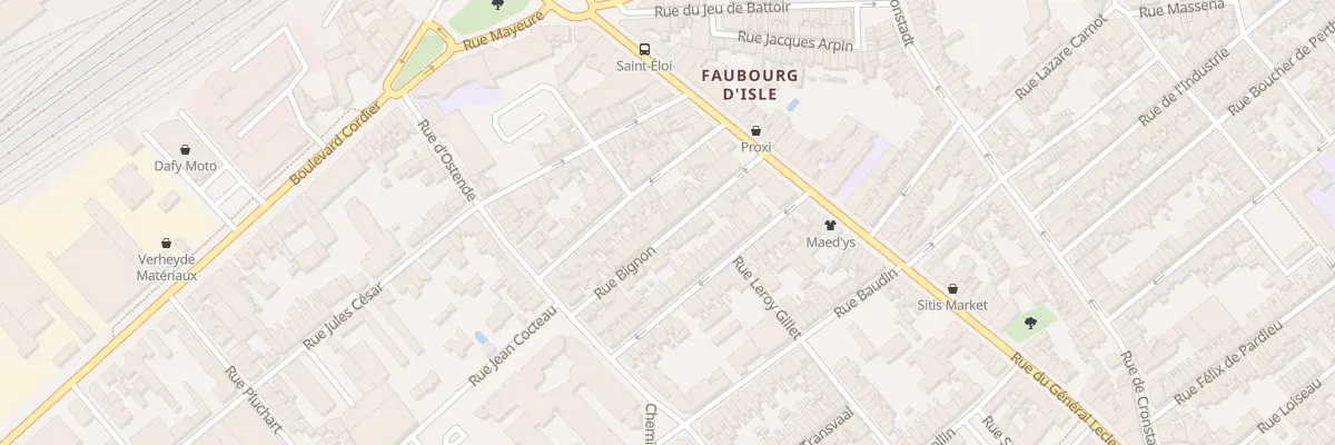 Plan du 16 Rue Bignon à Saint-Quentin