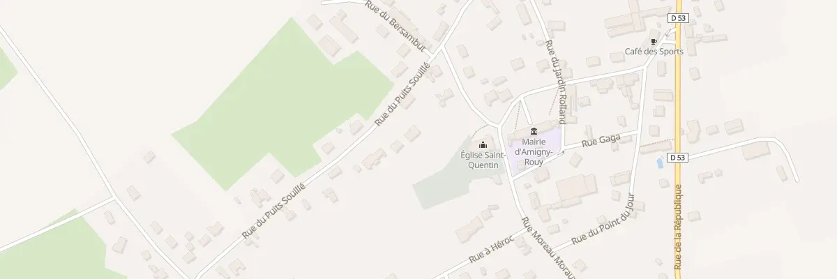 Plan du 8 Rue du Puits Souille à Amigny-Rouy
