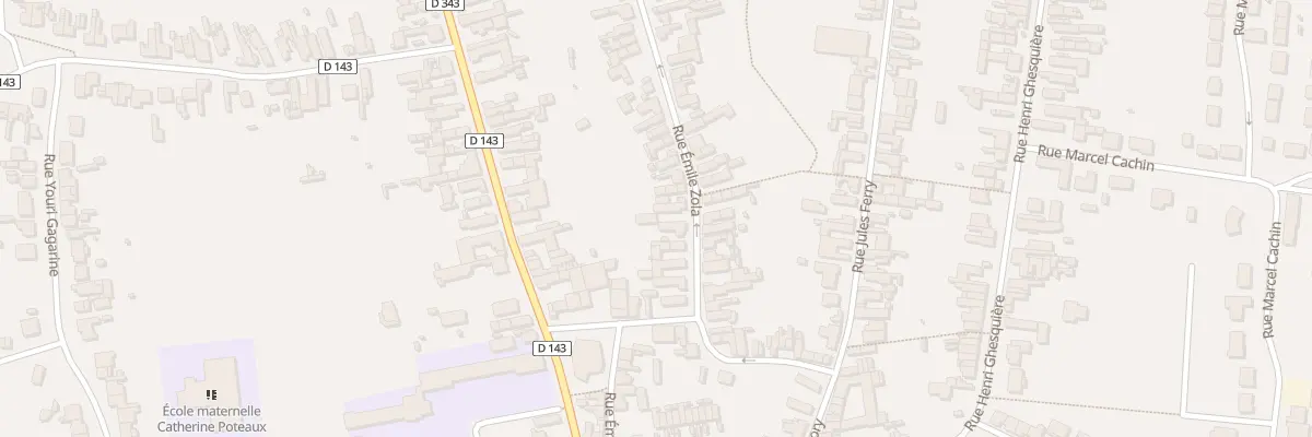 Plan du 19 Rue Emile Zola à Fenain