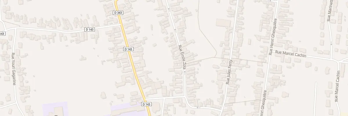 Plan du 25 Rue Emile Zola à Fenain