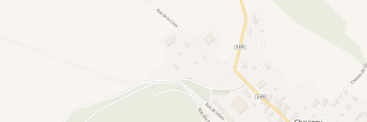 Plan du 6 Rue de Villers à Chavigny
