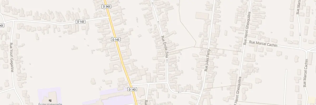 Plan du 21 Rue Emile Zola à Fenain