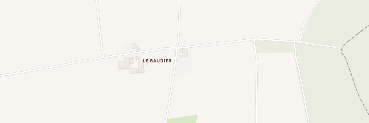 Plan du 5330 Le Baudier Est à Effiat
