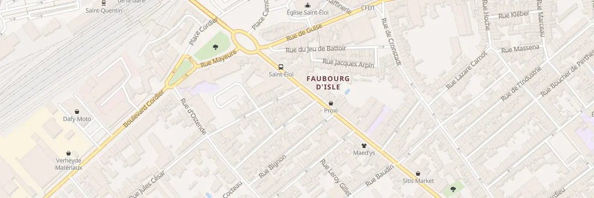 Plan du 56 Rue du Général Leclerc à Saint-Quentin