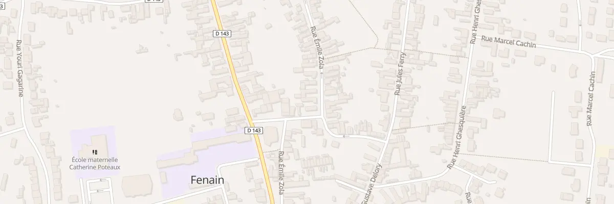 Plan du 9 Rue Emile Zola à Fenain